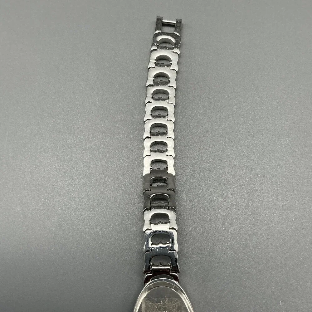 Xanadu Womens Watch 18mm Oval Dial Silver Tone Crystal Dress New Battery 7.25